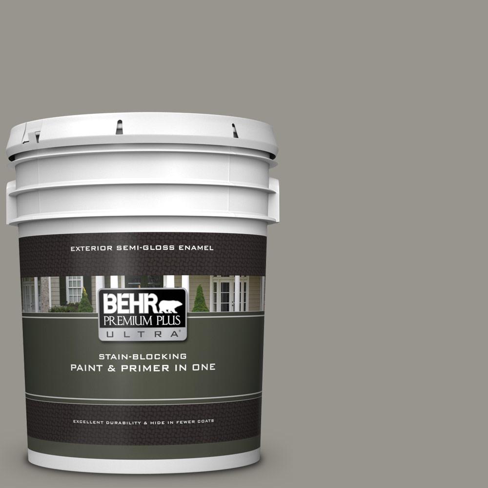 Behr Premium Plus Ultra 5 Gal N360 4 Battleship Gray Semi Gloss N360 4 Battleship Gray Semi Gloss