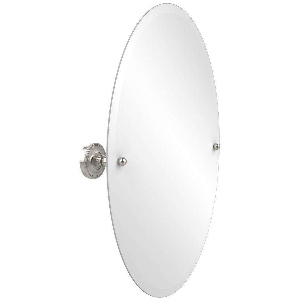 Polished Nickel Bathroom Mirrors Bath The Home Depot