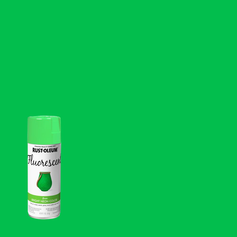 Flat Matte Glow In The Dark Paint Craft Home Depot 11 Oz Fluorescent Green Spray Paint