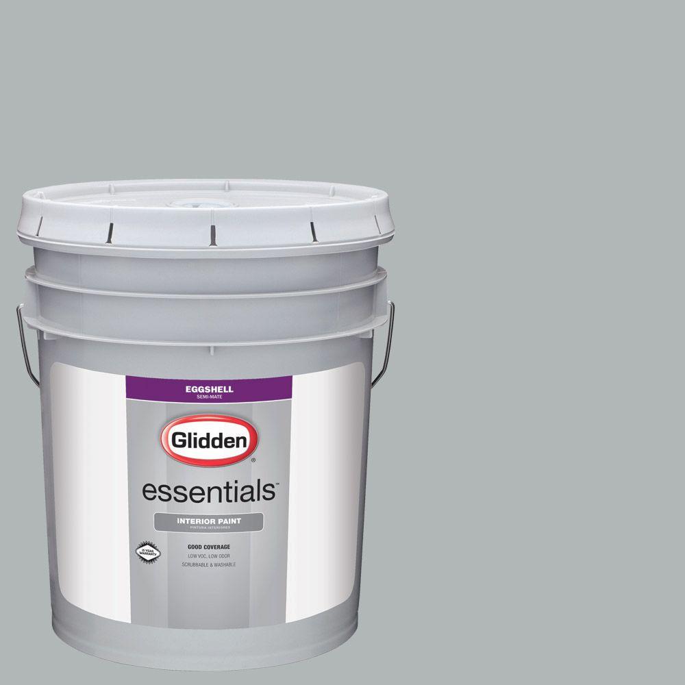 Medici Grey Eggshell 5Gal Interior Paint Latex Formula LowOdor Easy