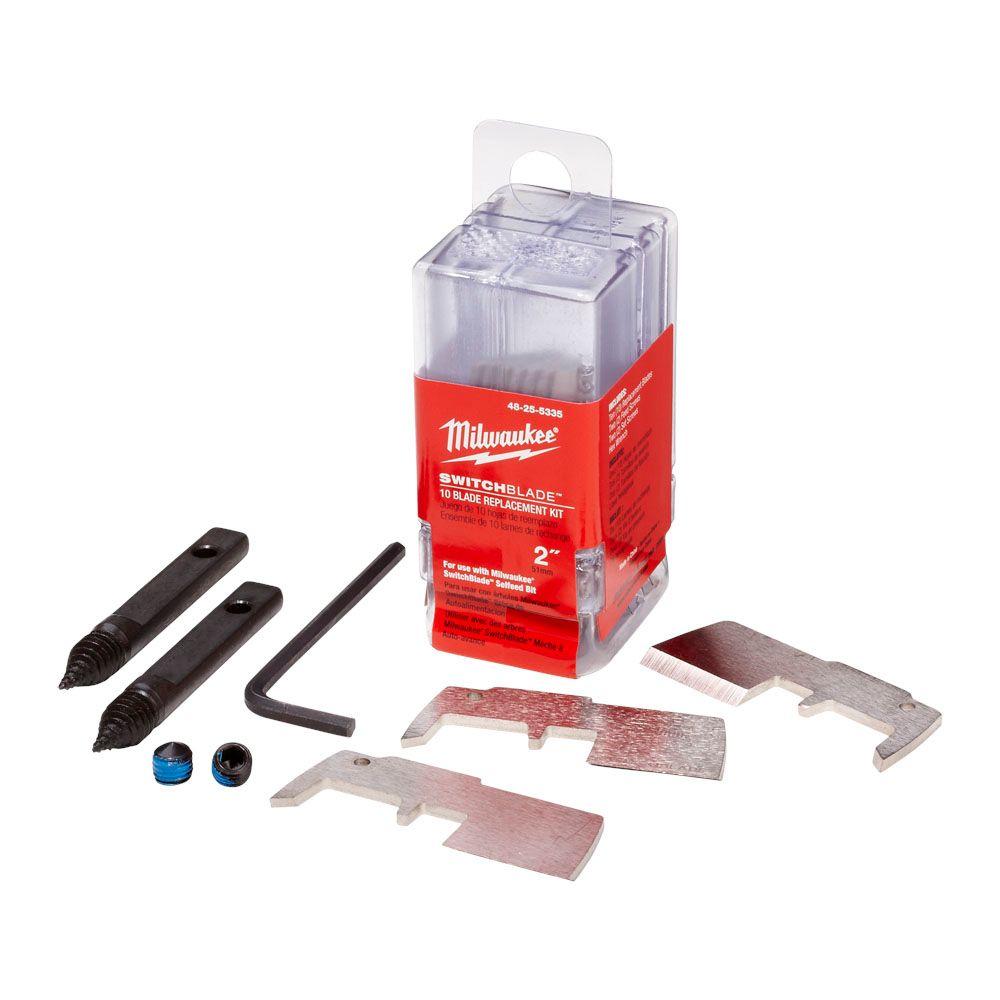 Milwaukee 2 inch Switchblade 10-Blade Replacement Kit by Milwaukee