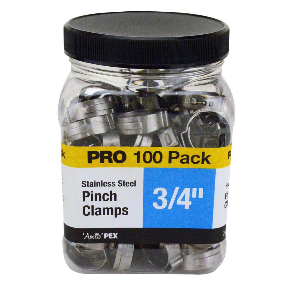 SharkBite 1/2 in. Stainless Steel PEX Clamp (10Pack)UC953A The Home