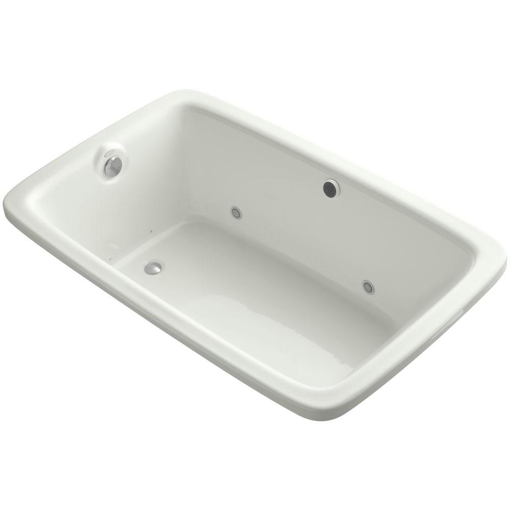 KOHLER Bancroft 5.5 ft. Air Bath Tub in Dune-K-1158-GCR-NY - The Home Depot