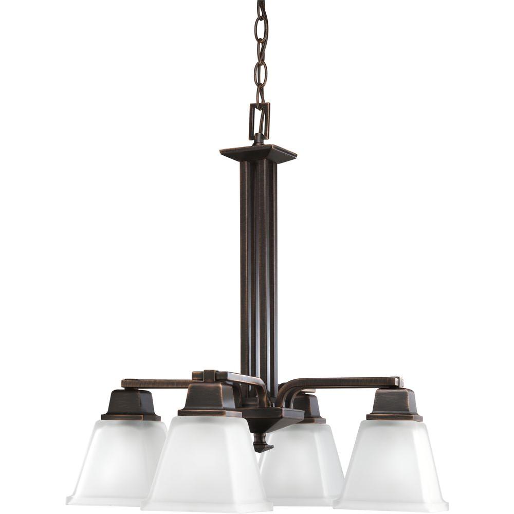 Progress Lighting North Park 4 Light Venetian Bronze Chandelier With Etched Gl Shade Progress Lighting North Park 4 Light Venetian Bronze Chandelier With Etched Gl Shade