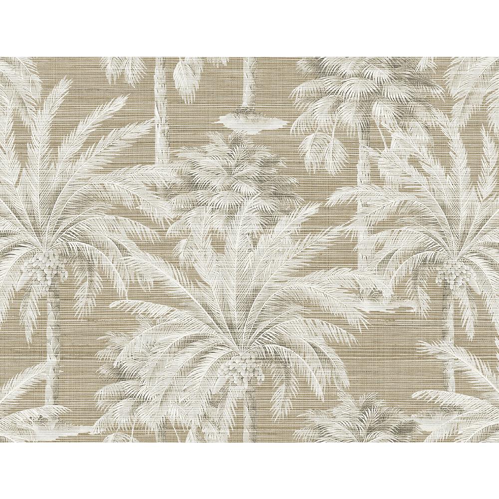 Kenneth James Dream Of Palm Trees Brown Texture Wallpaper-PS40007 - The