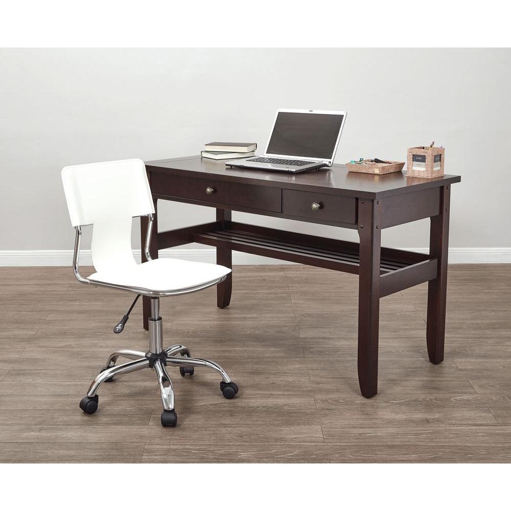 Ave Six Carina White Office ChairCRN26WH The Home Depot