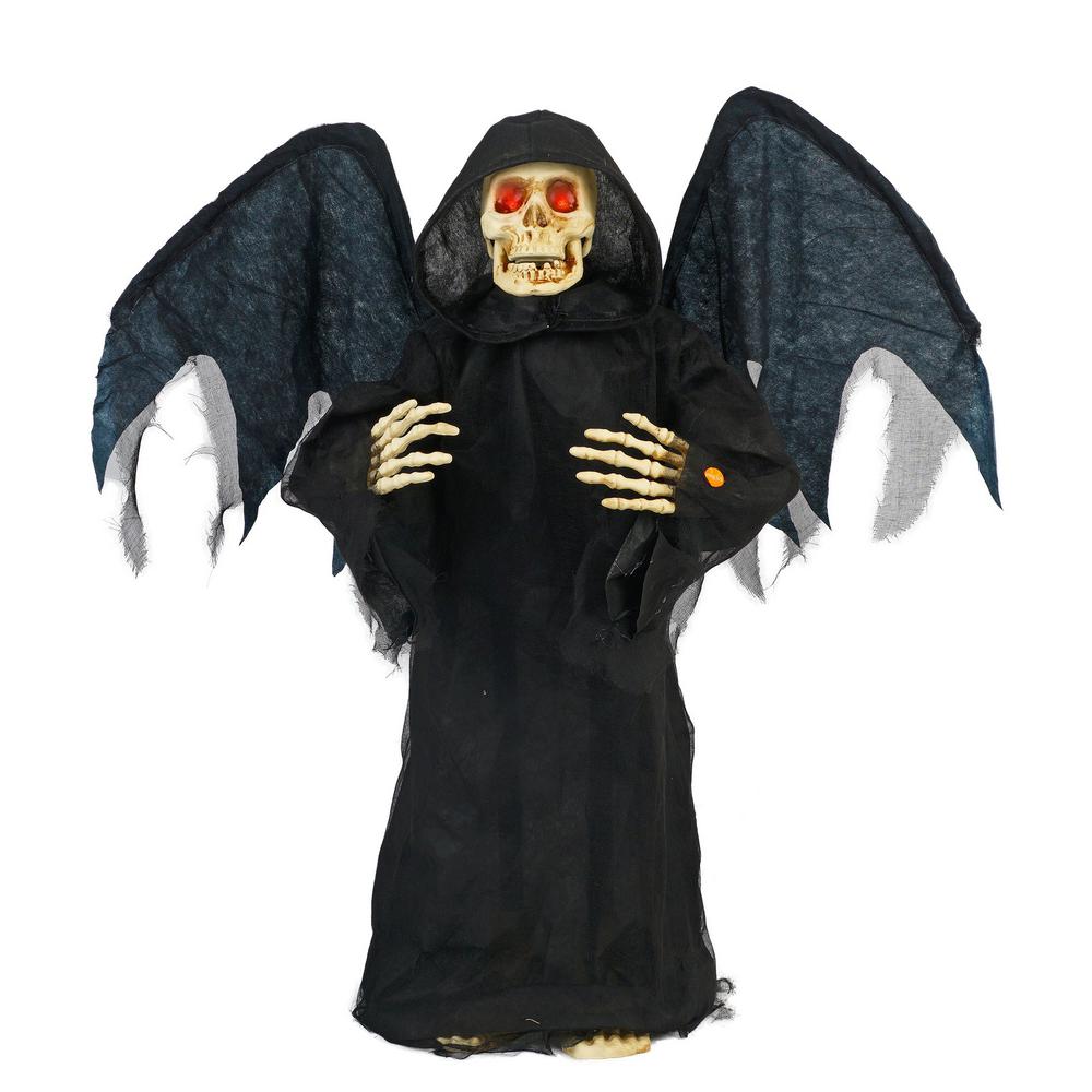 Home Accents Holiday 36 in. Standing AngelofDeath with LED