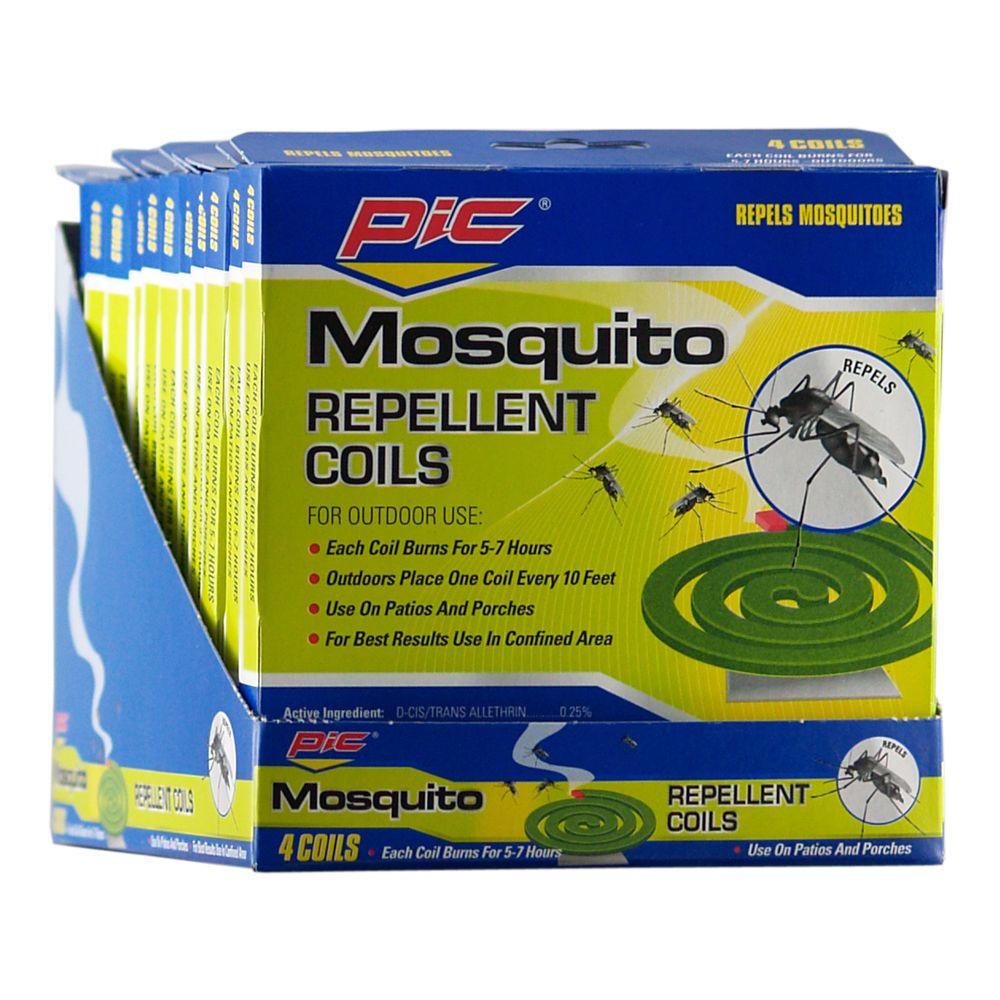 PIC Mosquito Repellent Coils (4-Pack) by PIC