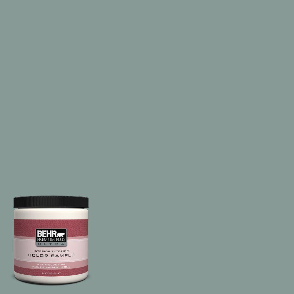 BEHR Premium Plus Ultra 8 oz. 490F5 Cloud Burst Interior/Exterior