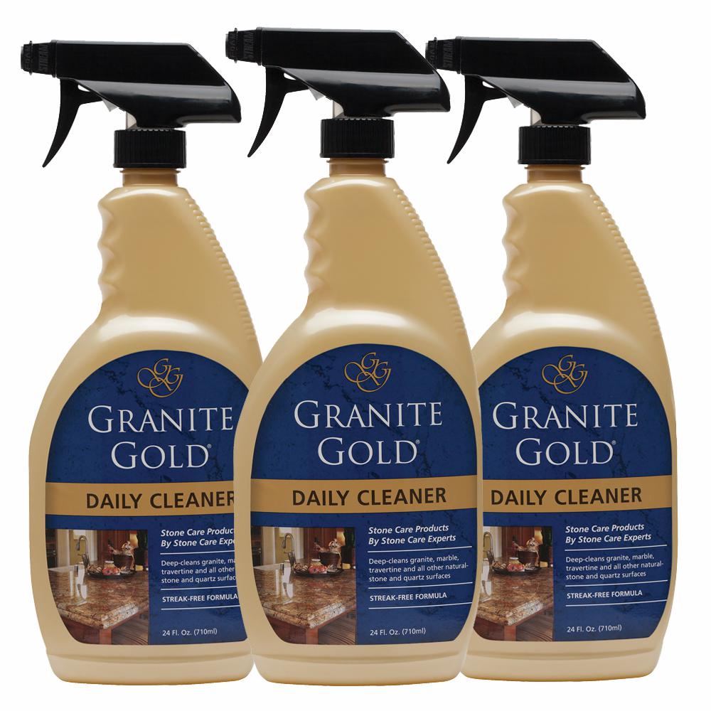 Granite Gold Natural Stone Daily Cleaner 3 Pack Gg0038 The