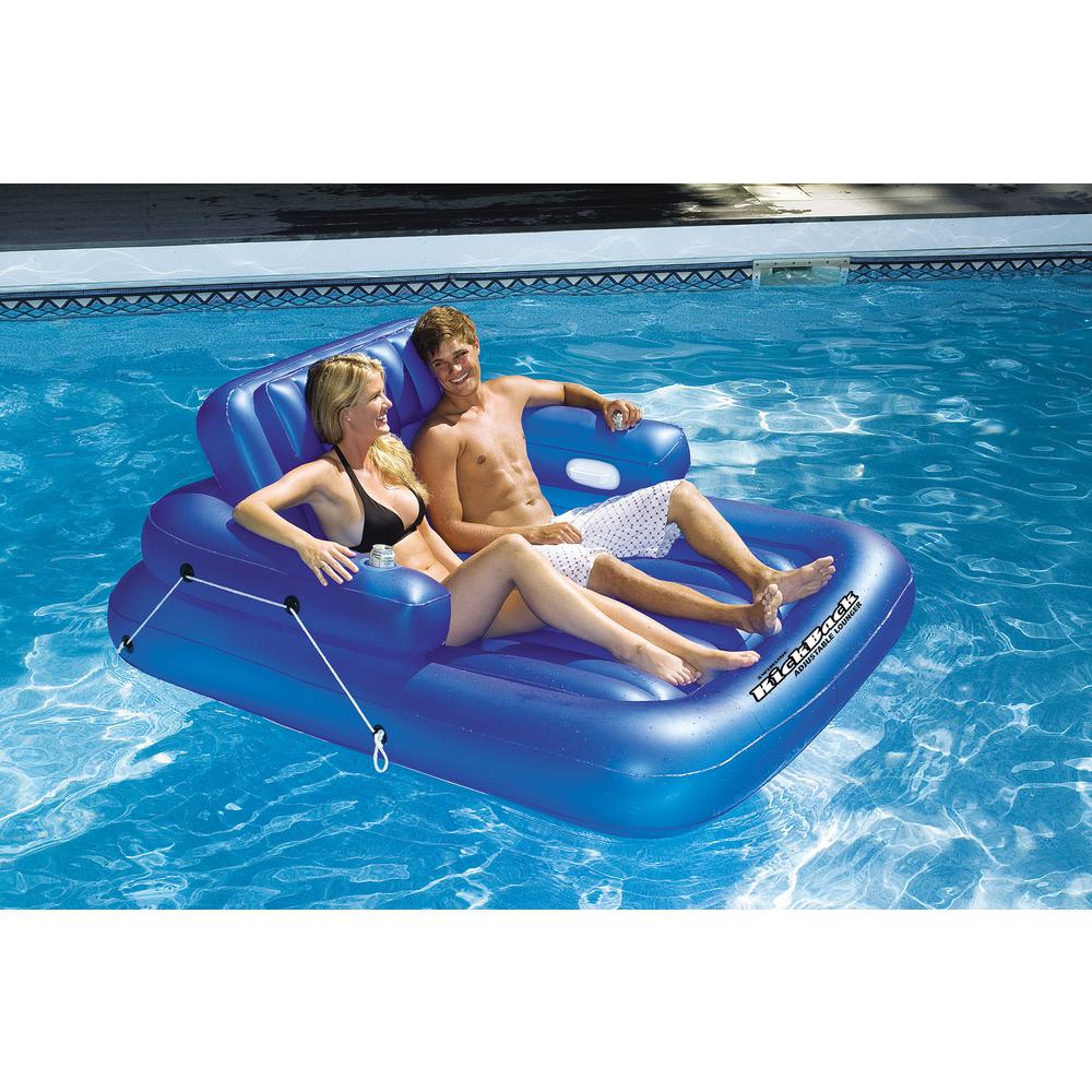 Swimline Kickback Swimming Pool Adjule Double Lounger 90522 Swimline Kickback Swimming Pool Adjule Double Lounger