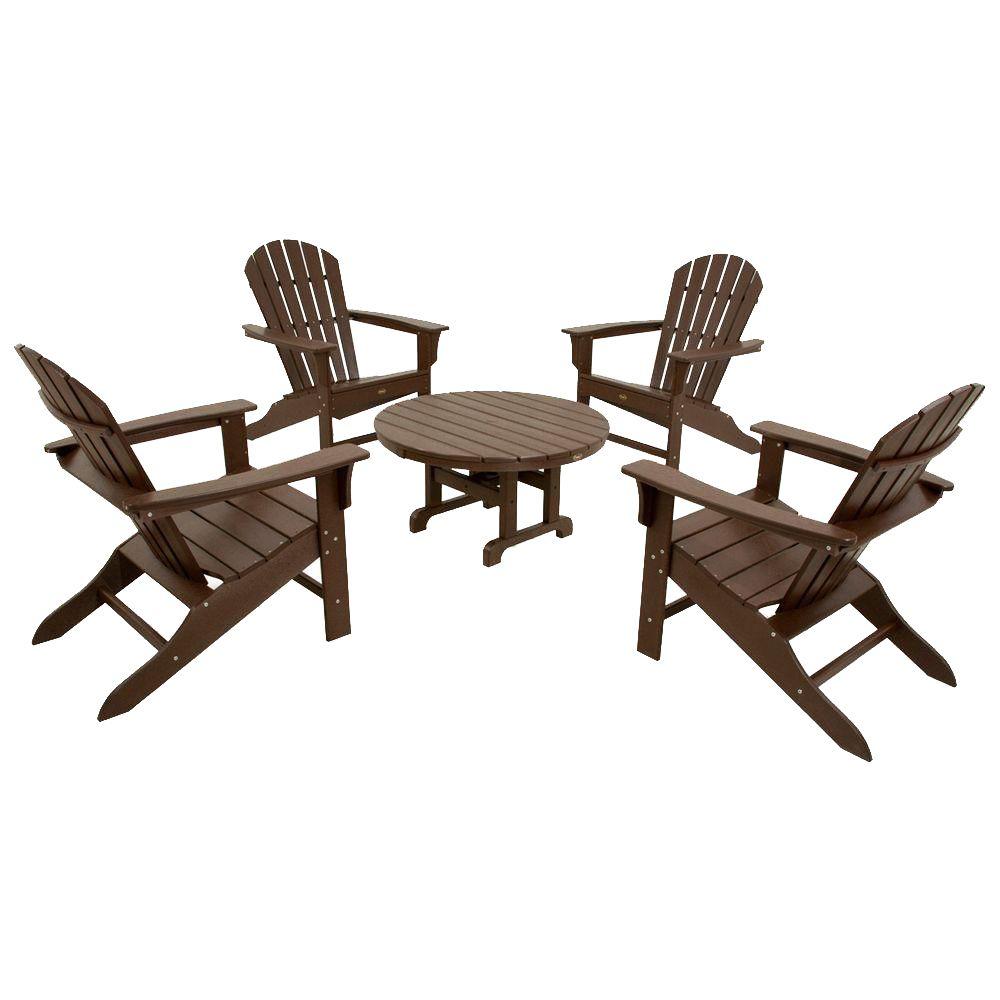 Trex Outdoor Furniture Cape Cod Vintage Lantern 5Piece Adirondack