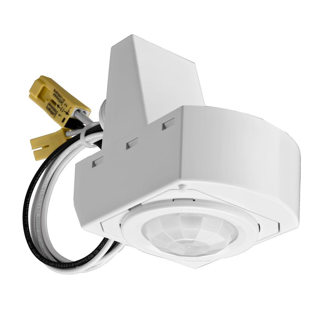 Lithonia Lighting 360 Degree Mounted White Motion Sensor Fixture-MSX12