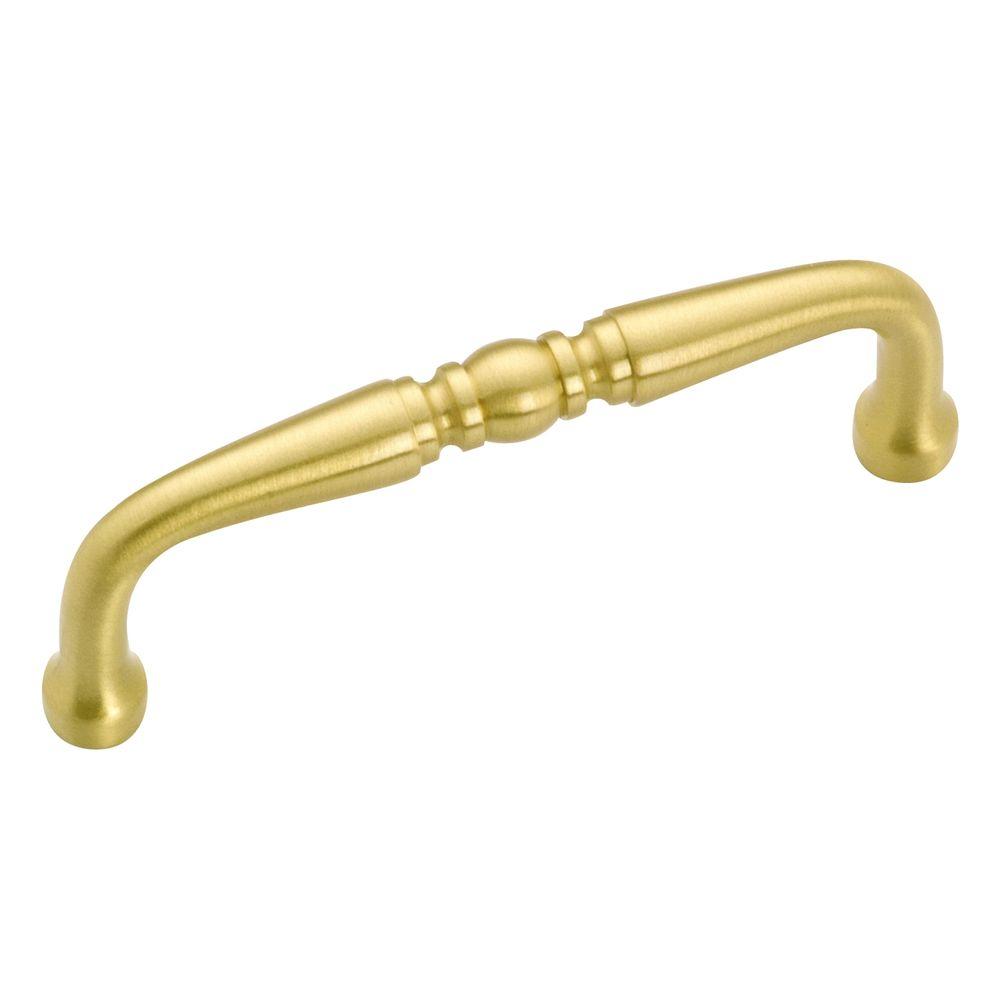 Hickory Hardware Eclipse 3 in. Ultra Brass PullP343UB The Home Depot