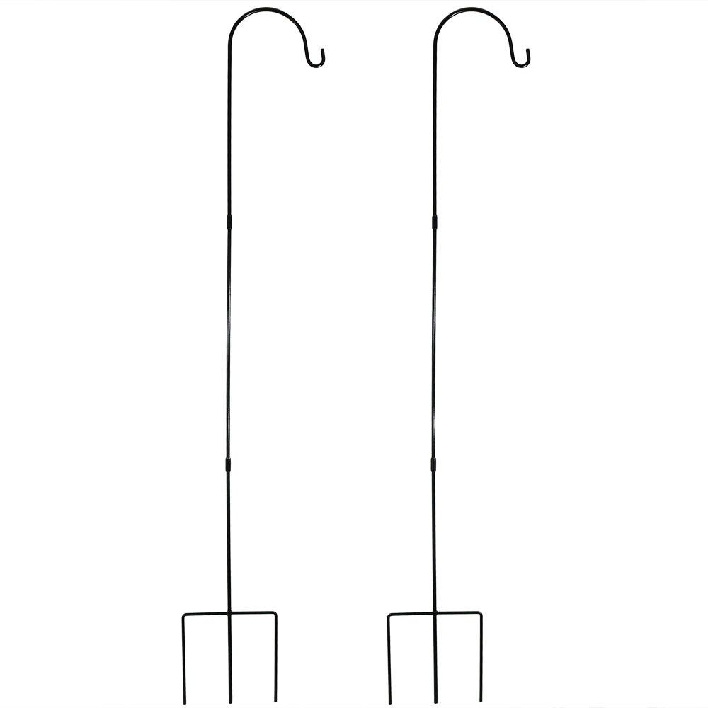 Shepherd S Hooks Planters The Home Depot 82 In
