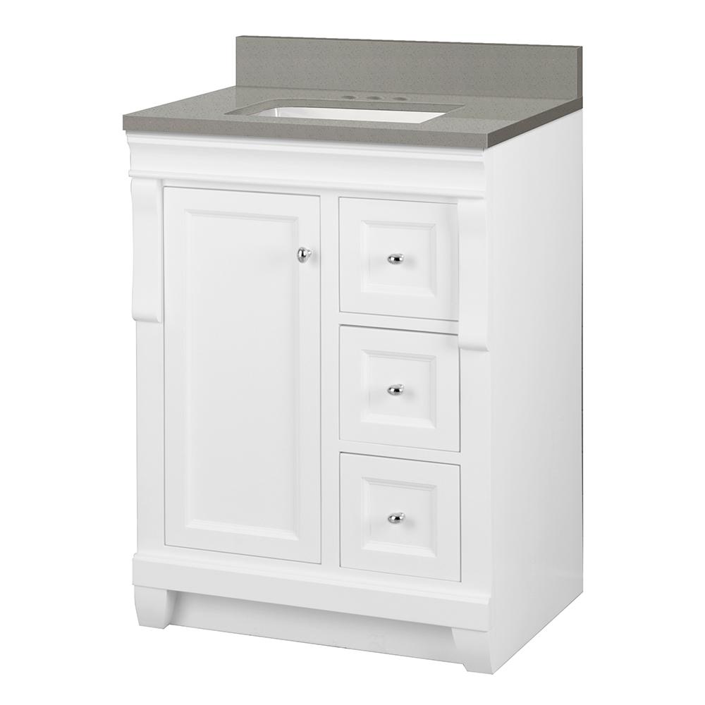 Foremost Bathroom Vanities Bath The Home Depot D Vanity Cabinet In White With Engineered