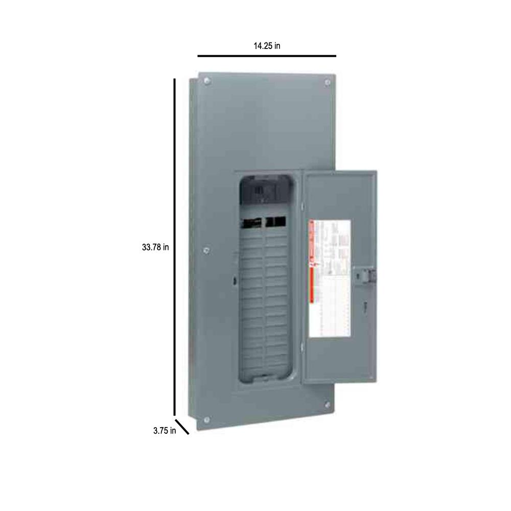 Square D by Schneider Electric HOM2448M100PCVP Homeline 100 Amp 24-Space