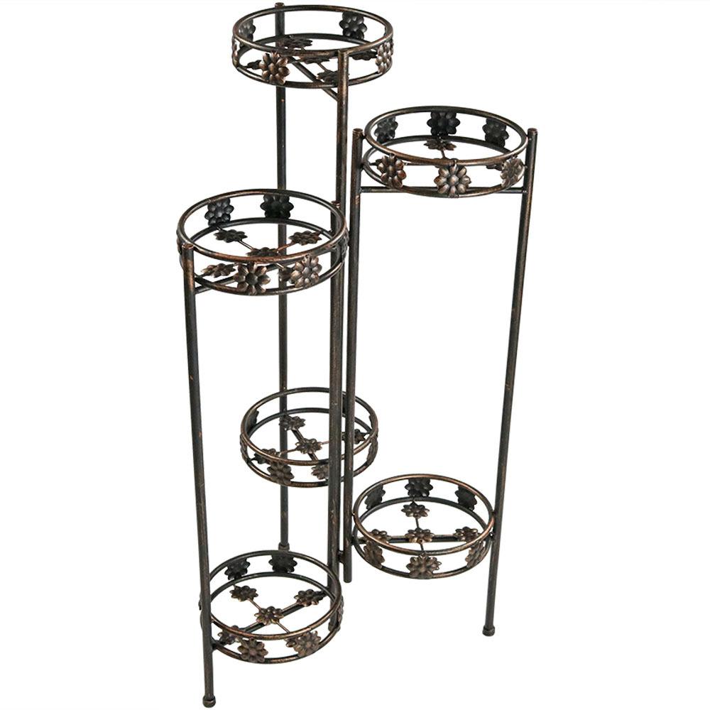 Alpine 3Tier Metal Plant StandMOD106 The Home Depot