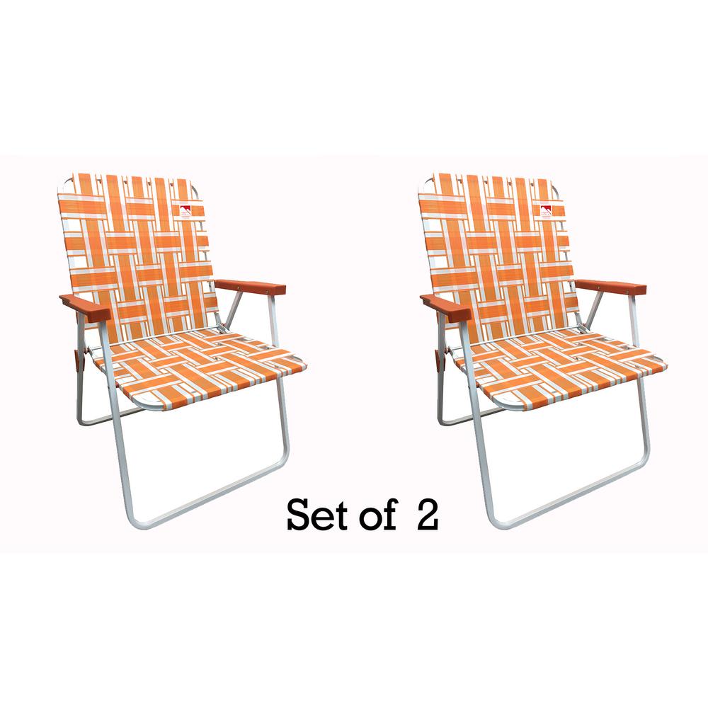 webbed lawn chairs home depot