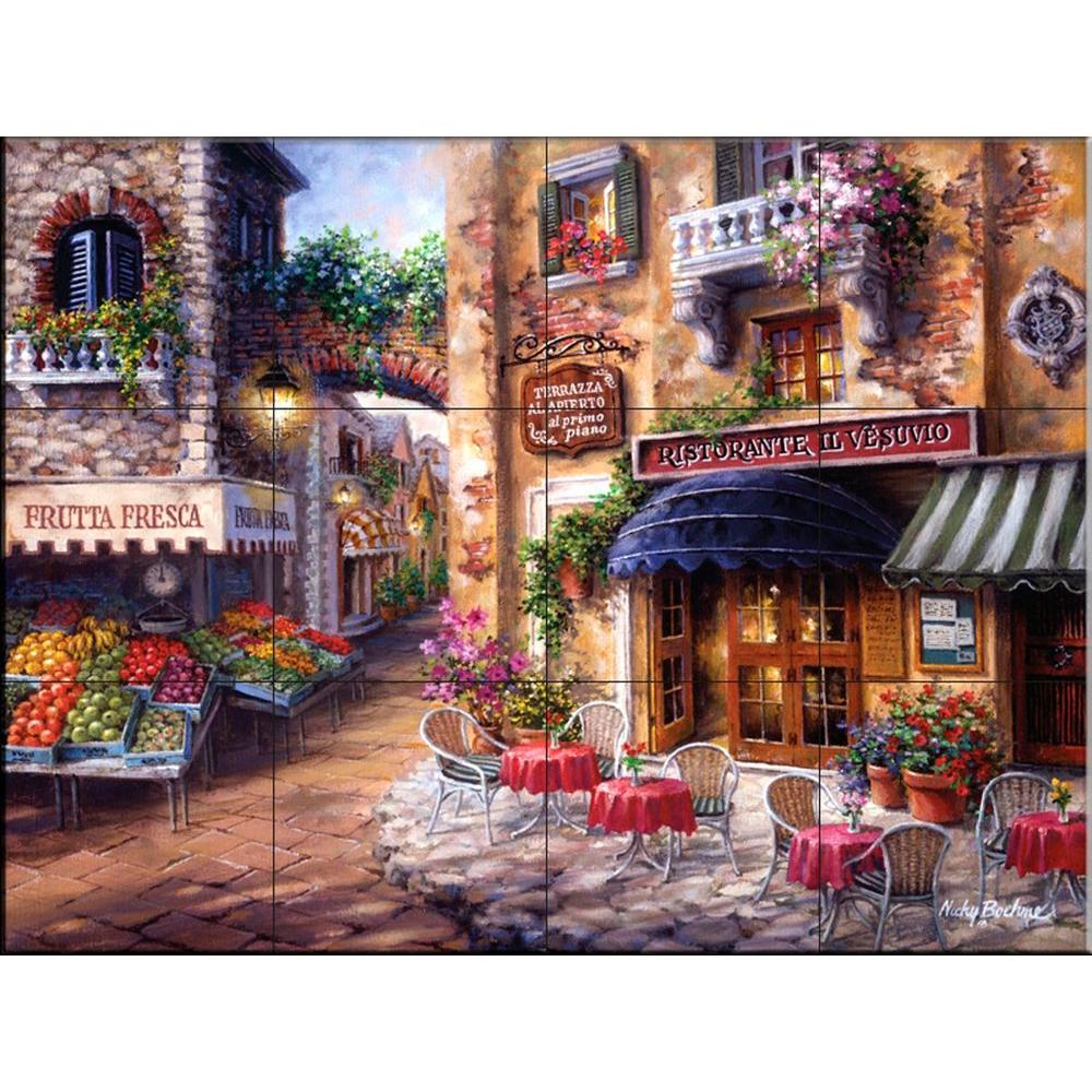 The Tile Mural Store Buon Appetito 17 in x 12 3 4 in 