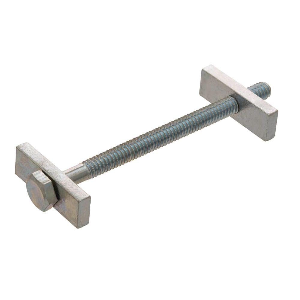 Everbilt 1 4 In X 20 In X 3 1 2 In Zinc Plated Draw Bolt 813708
