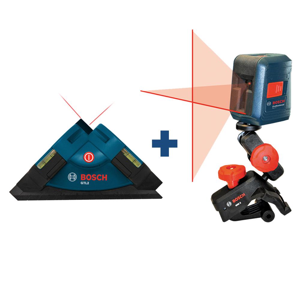 Bosch Tile Laser Square Laser Level With Bonus Cross Line