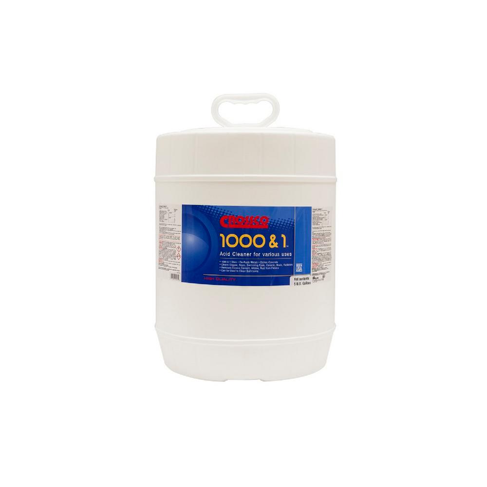 Crossco 5 Gal. 1000 and 1 Muriatic Acid CleanerAM0342 The Home Depot