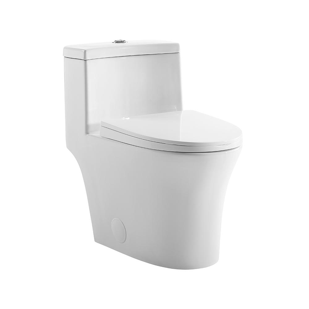 Swiss Madison Bastille 1Piece 0.8/1.28 GPF Dual Flush Elongated Toilet