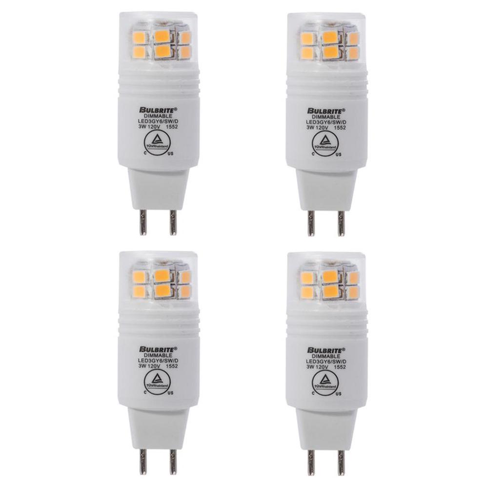 Bulbrite 20-Watt Equivalent T4 Dimmable BI-PIN LED Light ...