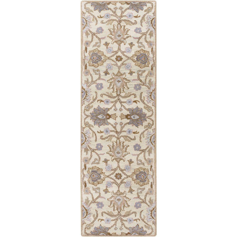 Artistic Weavers Cambrai Ivory 2 ft. 6 in. x 8 ft. Indoor Rug Runner