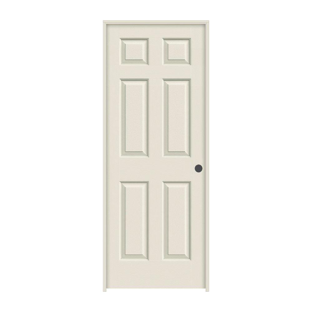 Jeld Wen 30 In X 80 In Colonist Primed Left Hand Smooth Molded Composite Mdf Single Prehung Interior Door