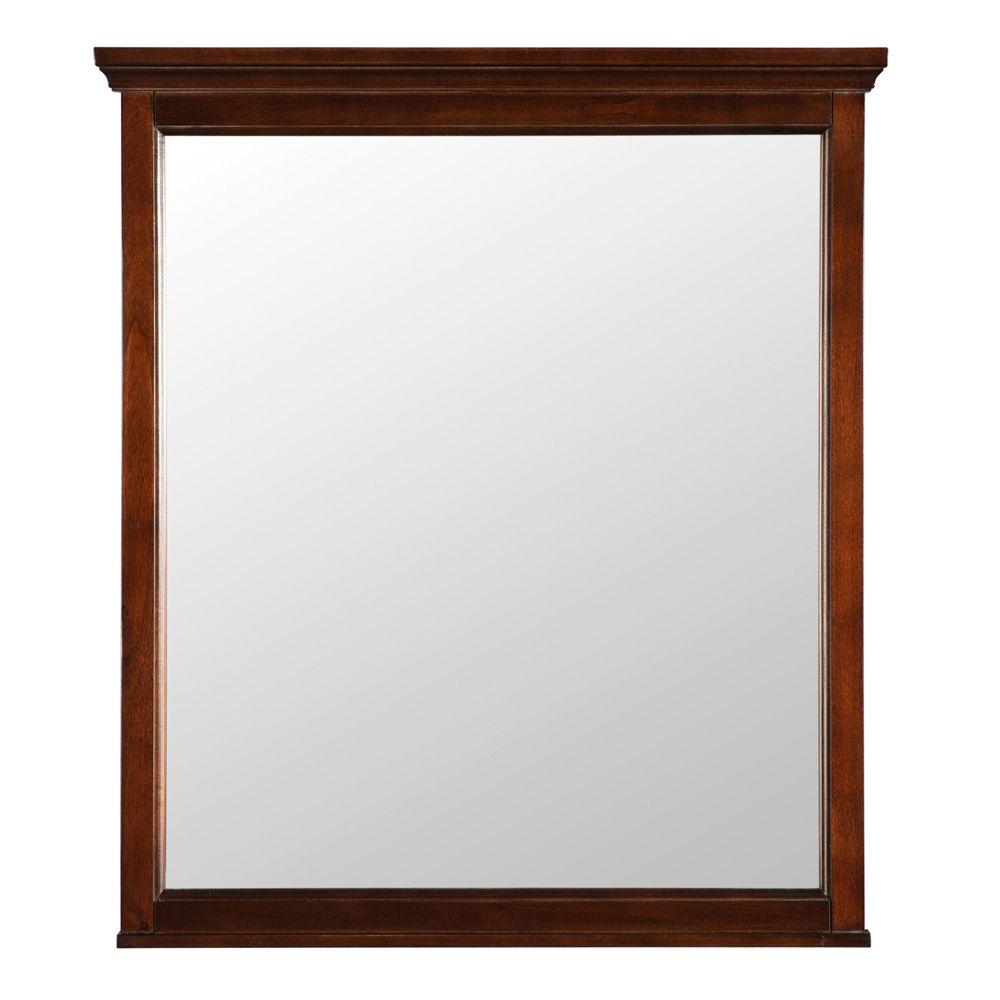home decorators collection ashburn 28 in. x 32 in. wall mirror in