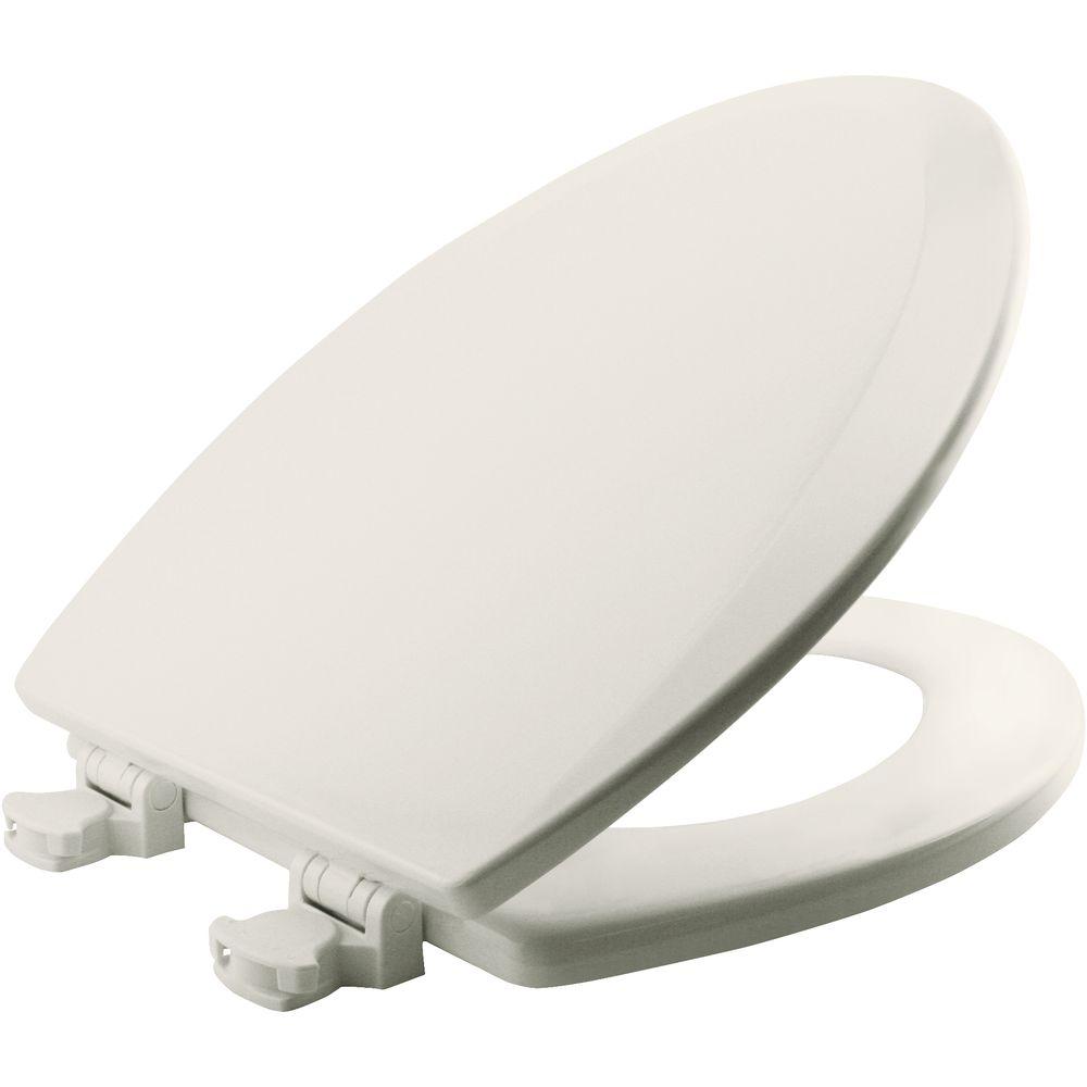 BEMIS LiftOff Elongated Closed Front Toilet Seat in Biscuit1500EC 346