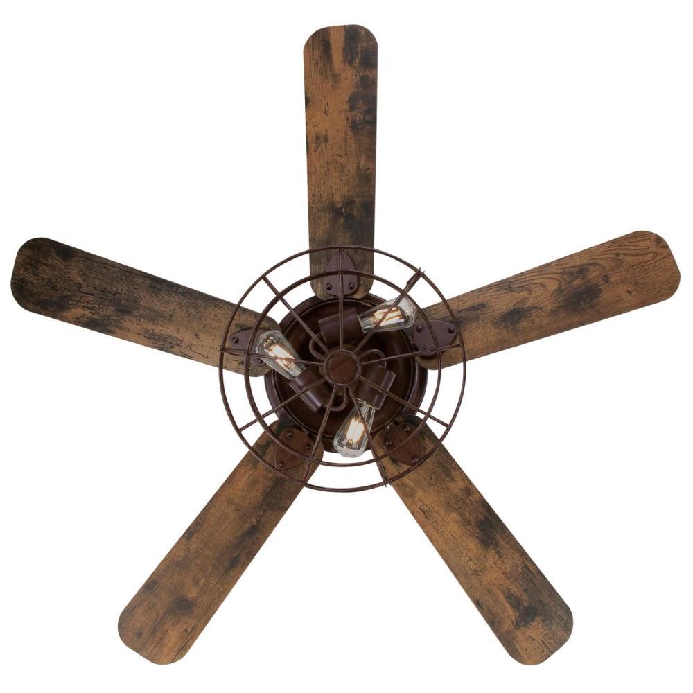Westinghouse Barnett 48 In Led Barnwood Ceiling Fan With Light