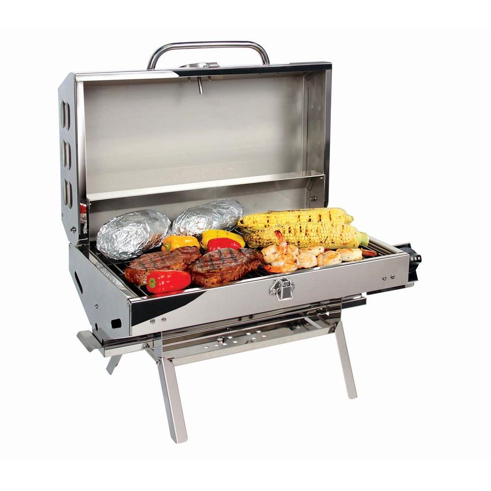 Camco Olympian RV 5500 Stainless Steel RV Gas Grill-57305 - The Home Depot Camco 5500 Stainless Steel Rv And Outdoor Grill