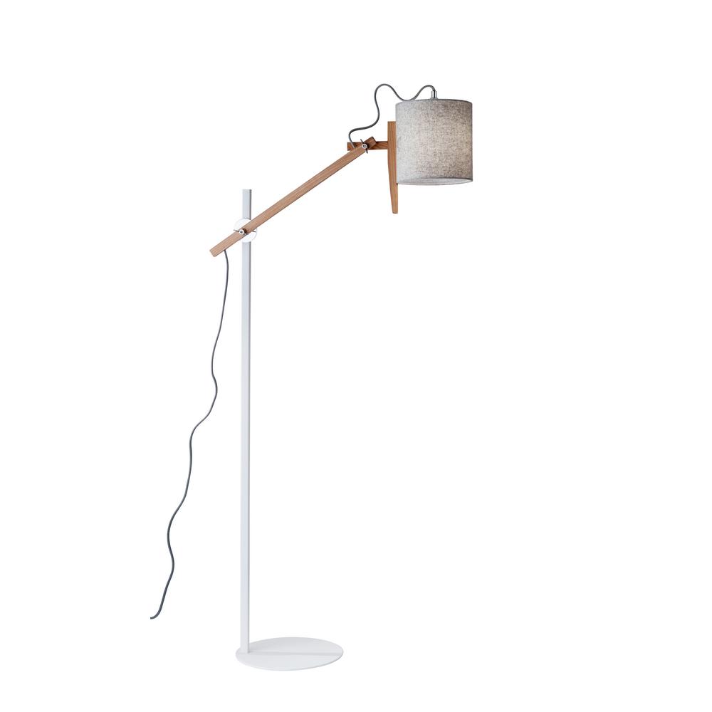 Adesso 64 In Keaton Floor Lamp 3687 02 The Home Depot Adesso 64 In Keaton Floor Lamp