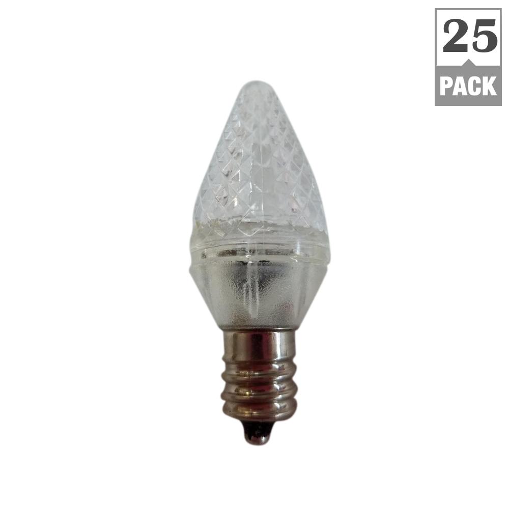 C7 Warm White Led Light Bulb Pack Of 25