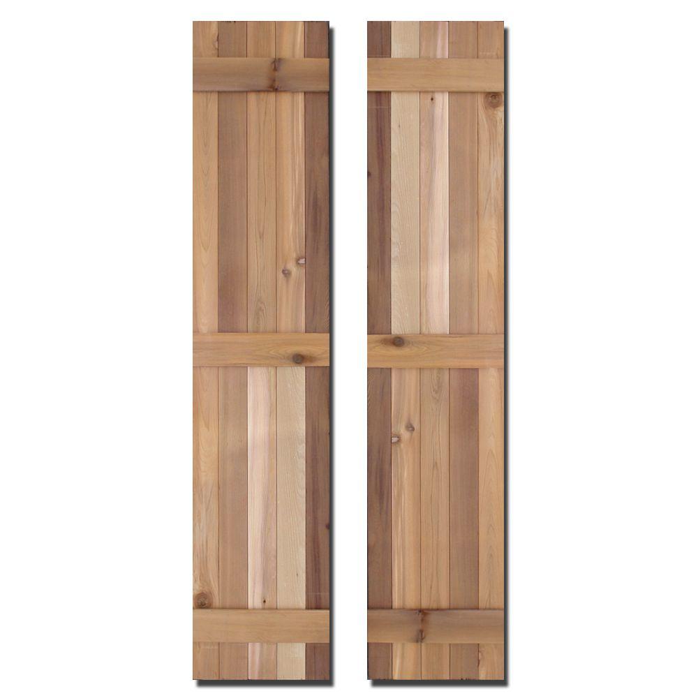 Design Craft Millworks 12 In X 72 In Natural Cedar Board N