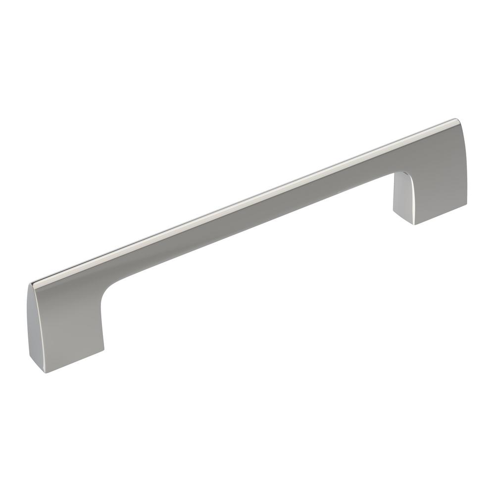 Amerock Riva 5-1/16 in (128 mm) Center-to-Center Polished Chrome Cabinet Pull