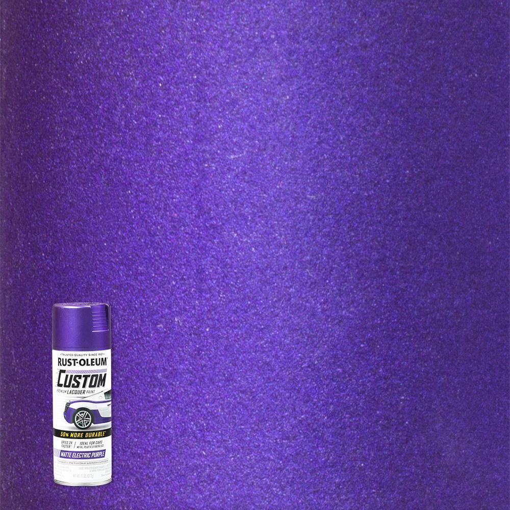 purple rust oleum spray paint
