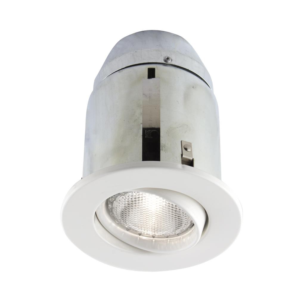 Bazz 900 Series 5 In White Recessed Halogen Light Fixture Kit 900