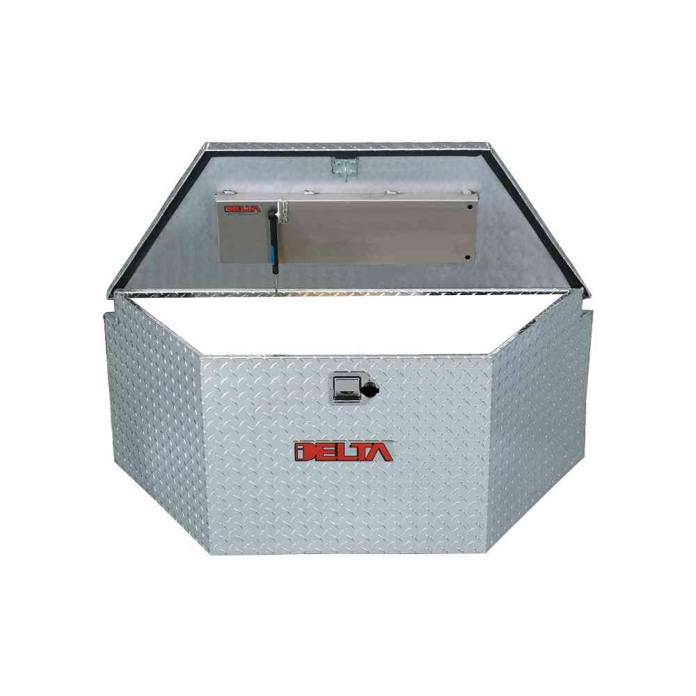 Delta 33 In Aluminum Trailer Tongue Boxes 405000D   The Home Depot