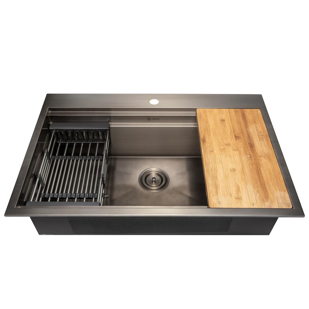 Home Depot Black Stainless Steel