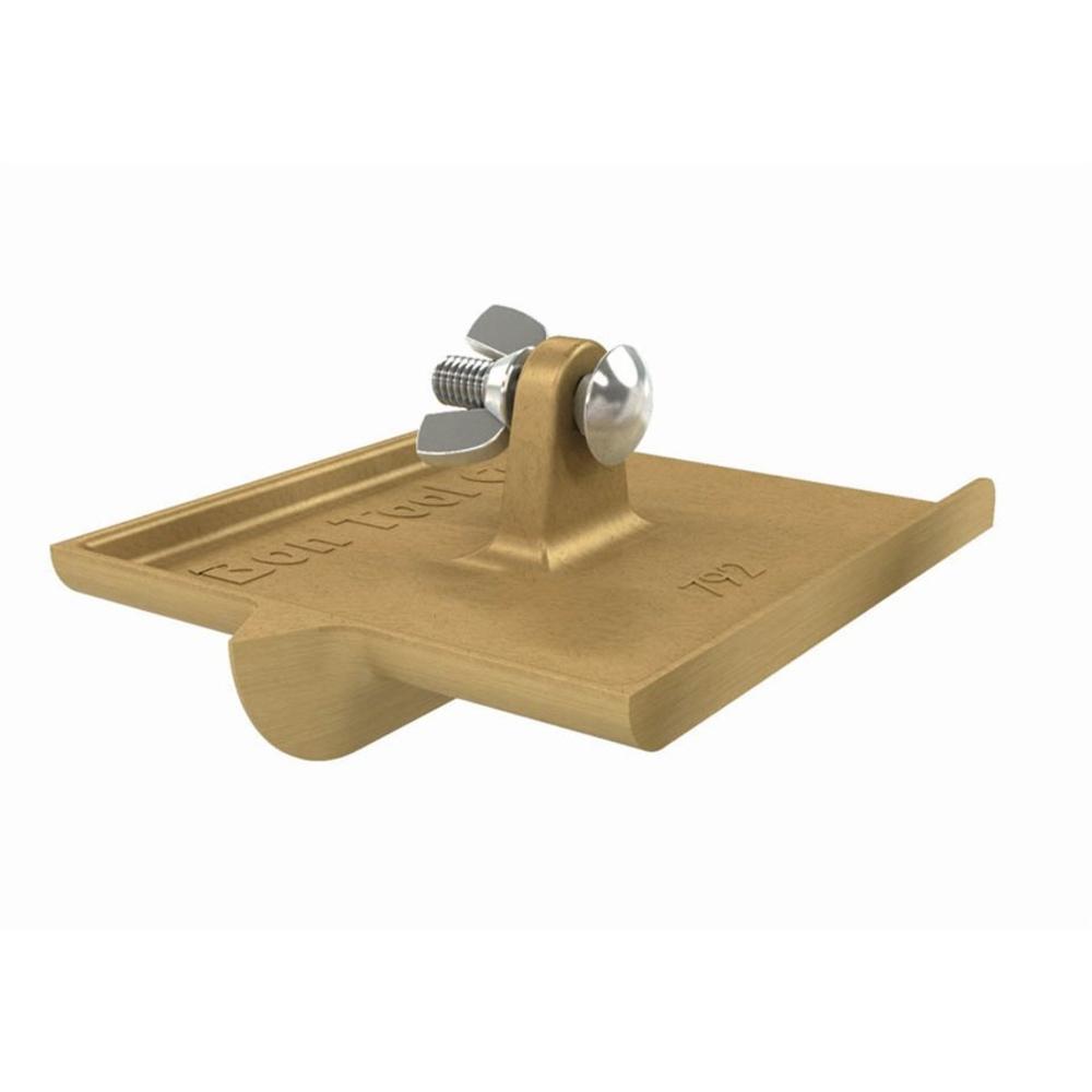Bon Tool 6 in. x 41/2 in. Bronze Walking Concrete Groover12792 The