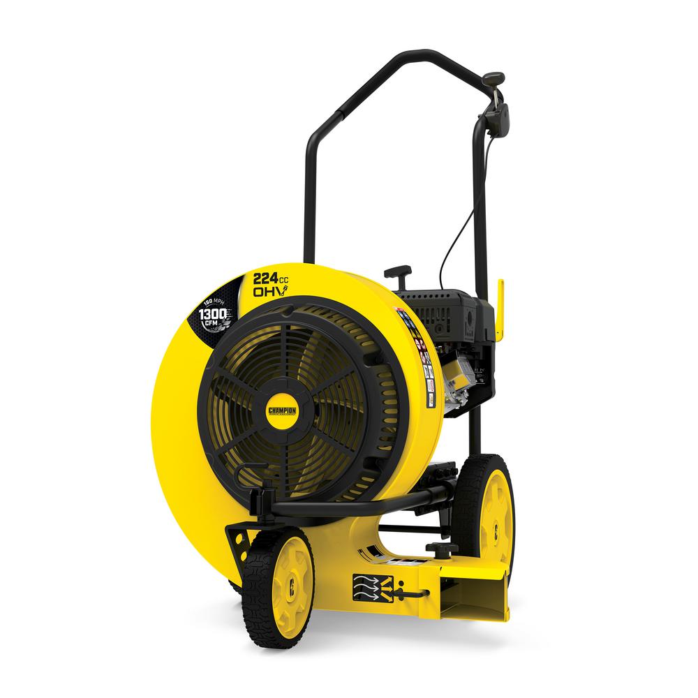 CHAMPION POWER EQUIPMENT 160 MPH 1300 CFM 224 cc WalkBehind Gas Leaf
