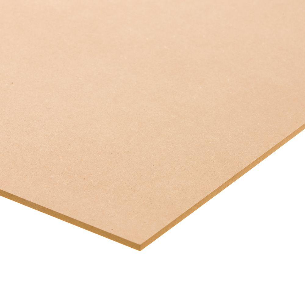 Medium Density Fiberboard 1/4 in. x 2 ft. x 4 ft.; Actual 0.216 in. x 23.75 in. x 47.