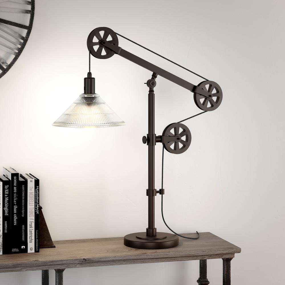 pulley desk lamp