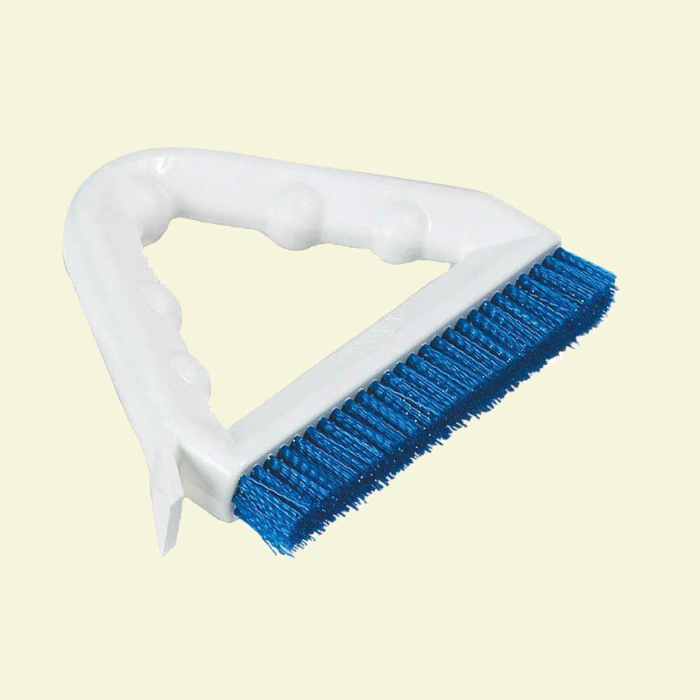 Carlisle 9 in. Blue Polyester Tile and Grout Brush (Case of 12)4132314