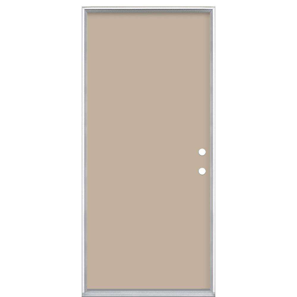 Masonite 36 in. x 80 in. Flush Left Hand Inswing Canyon