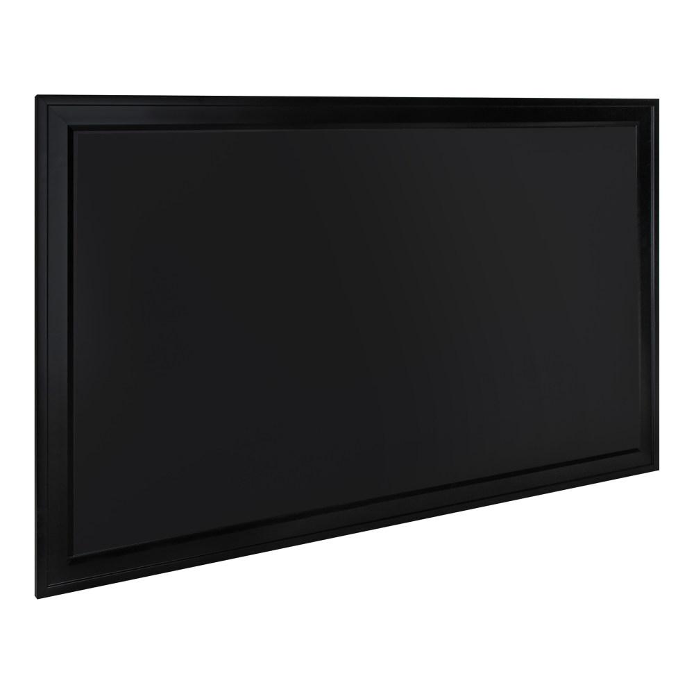 DesignOvation Bosc Black Chalkboard Memo Board-217397 - The Home Depot
